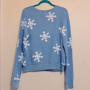 Wildfox snowflake sweater sweatshirt NWT